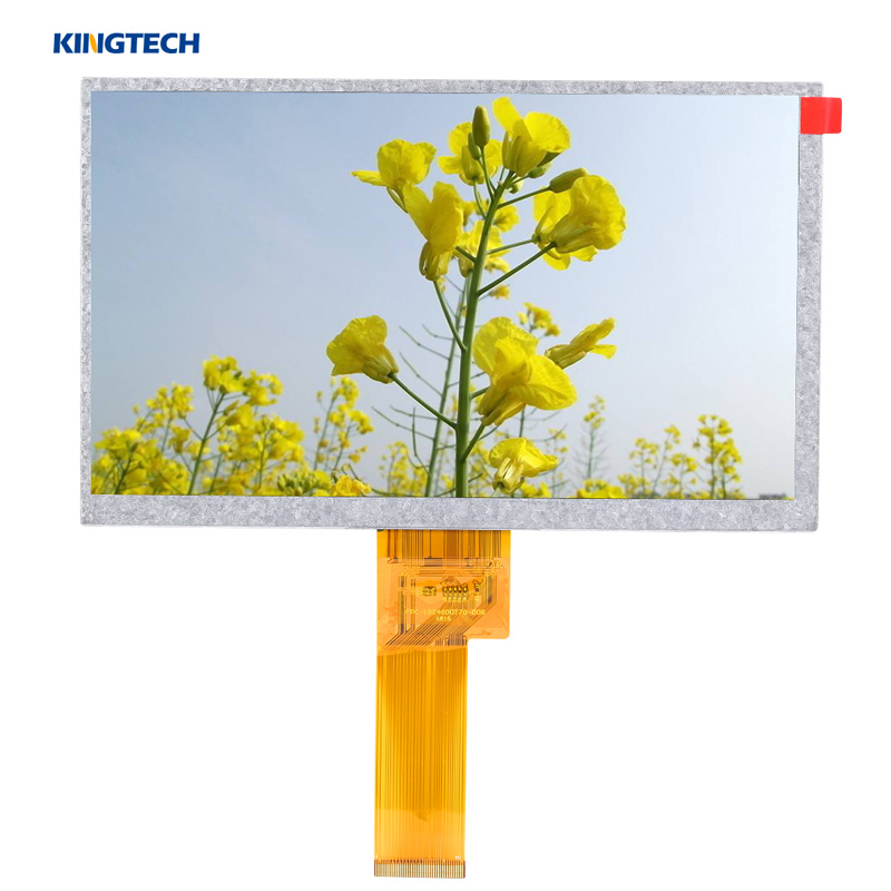 LVDS Interface 7 Inch 1024x600 Resolution LCD Display