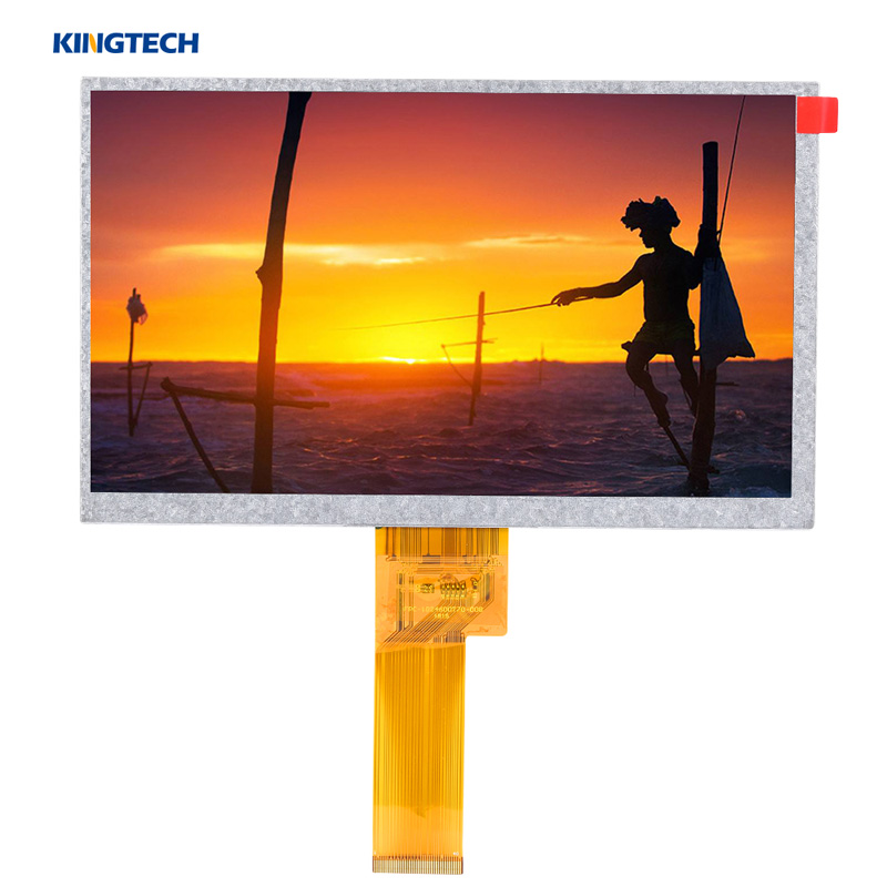 LVDS Interface 7 Inch 1024x600 Resolution LCD Display