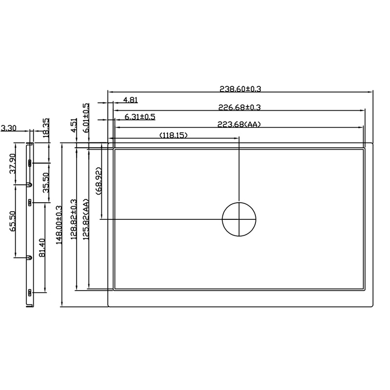 10.1 Inch Front